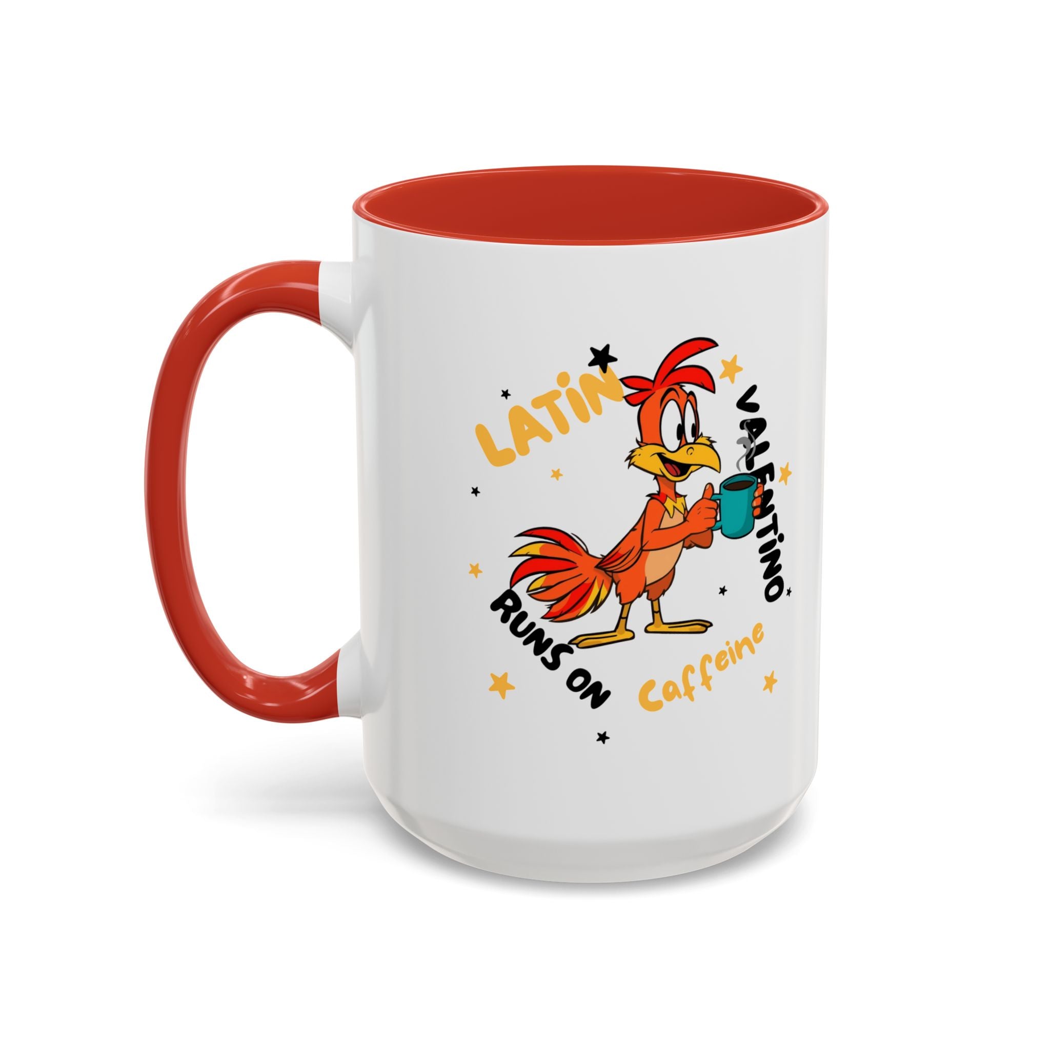 Latino Valentino Runs on Caffeine | Coffee Mug