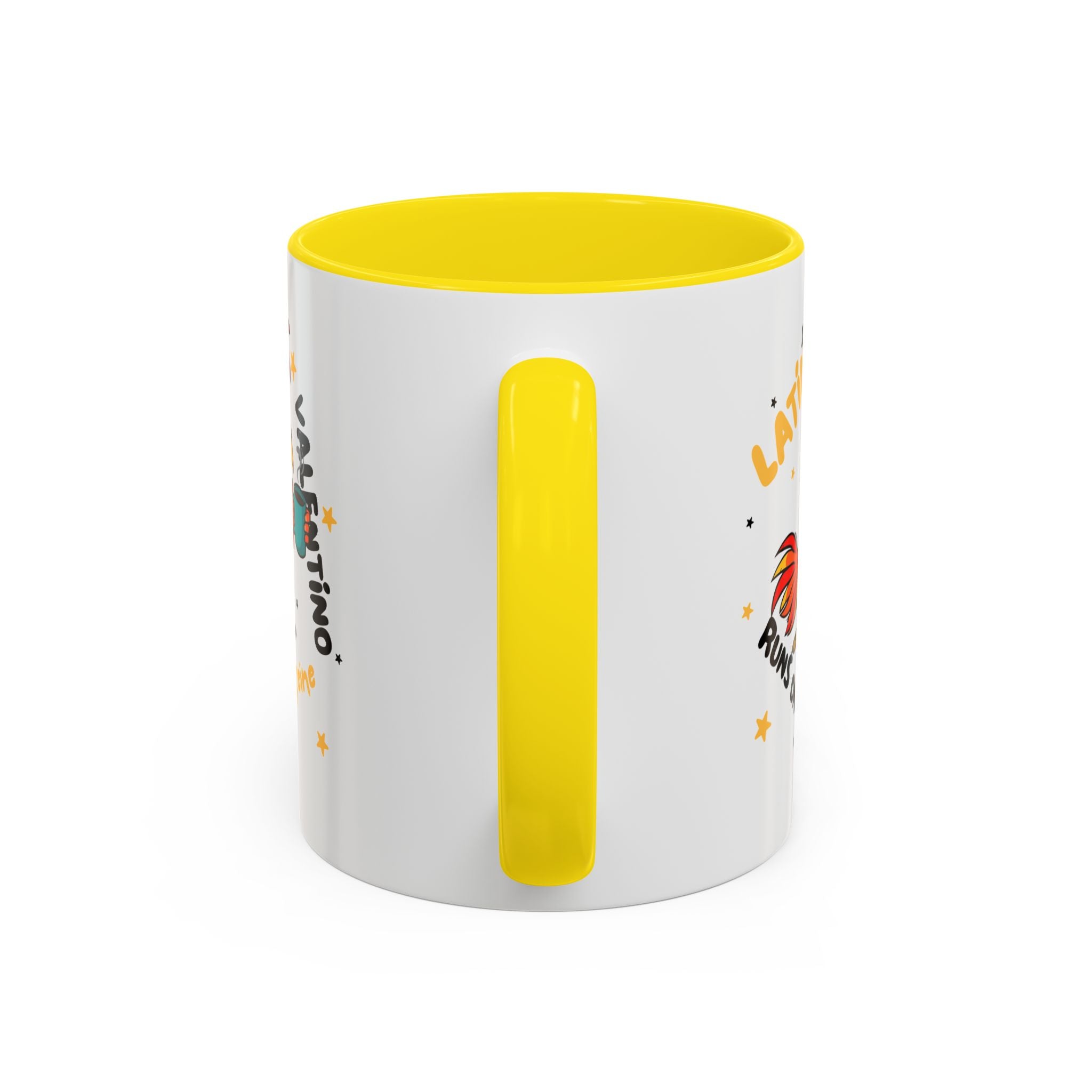 Latino Valentino Runs on Caffeine | Coffee Mug