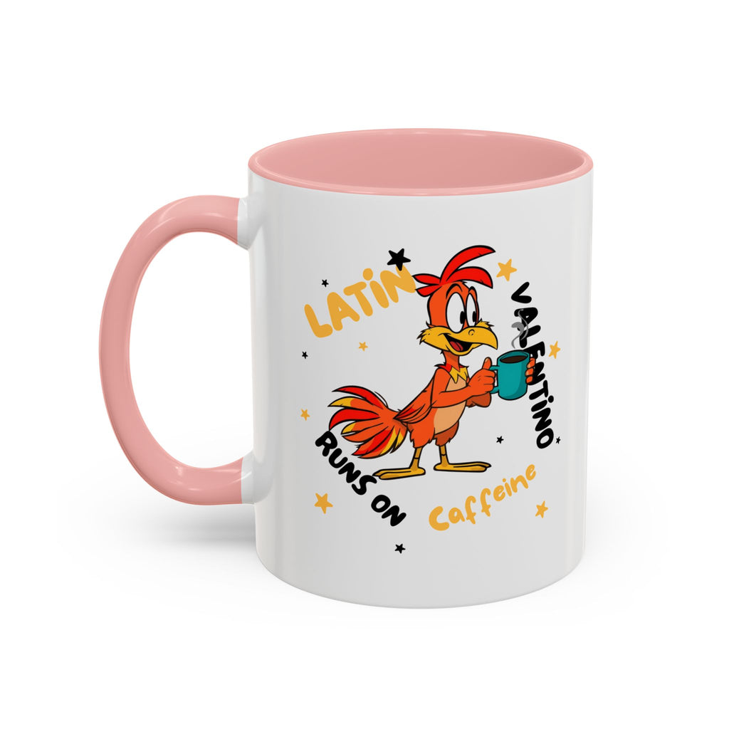 Latino Valentino Runs on Caffeine | Coffee Mug