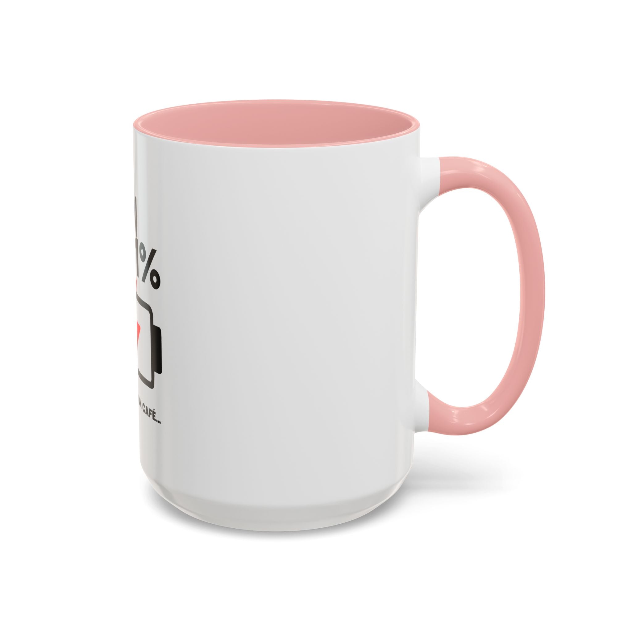 Latin 1% Battery Low Coffee Mug | Accent Ceramic Mug | Latin Valentino